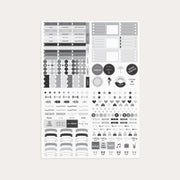 Black & White Sticker