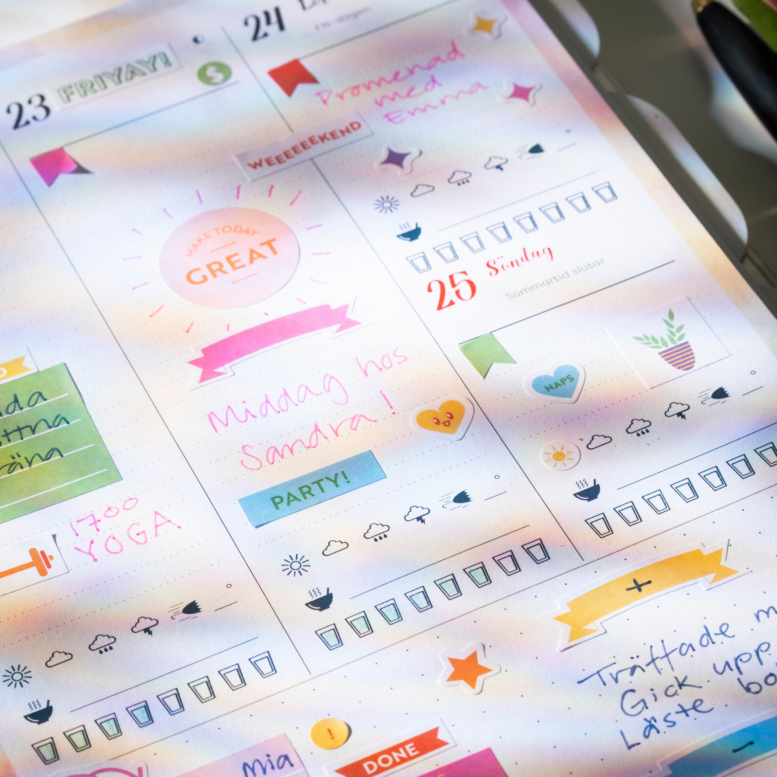 Colour Explosion Sticker