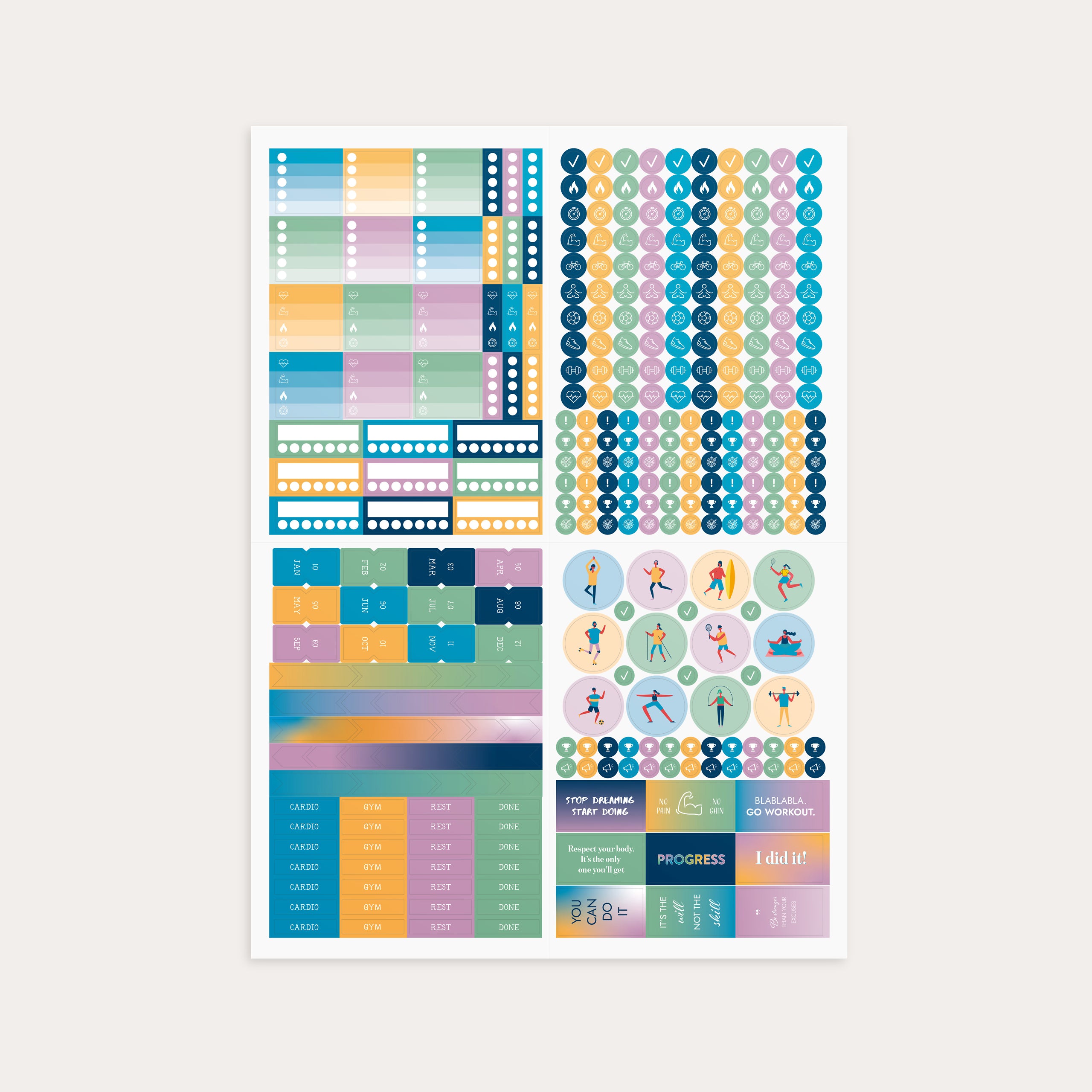 Wellness Autocollants