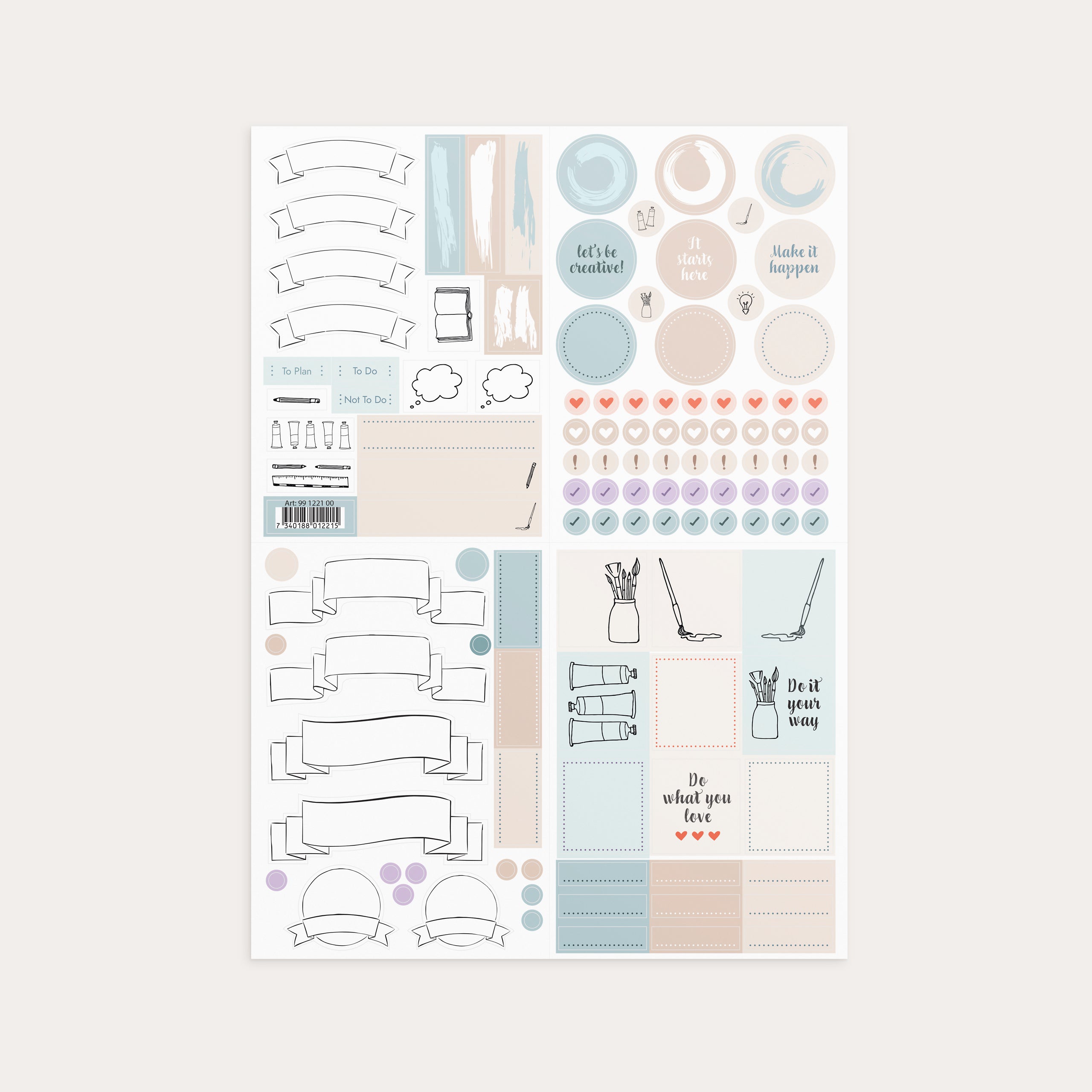 Be More Creative Autocollants