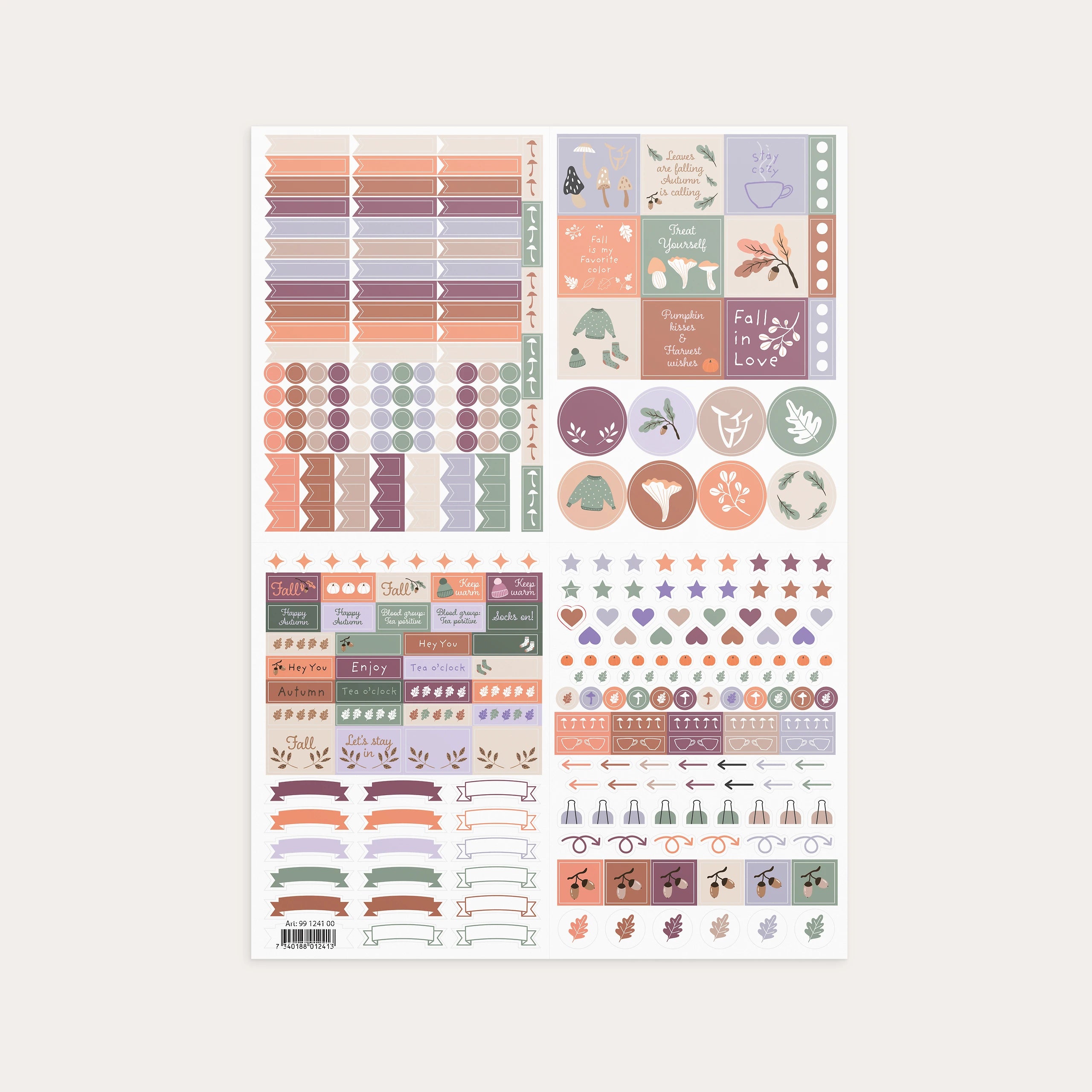 Cosy Autumn Adesivi