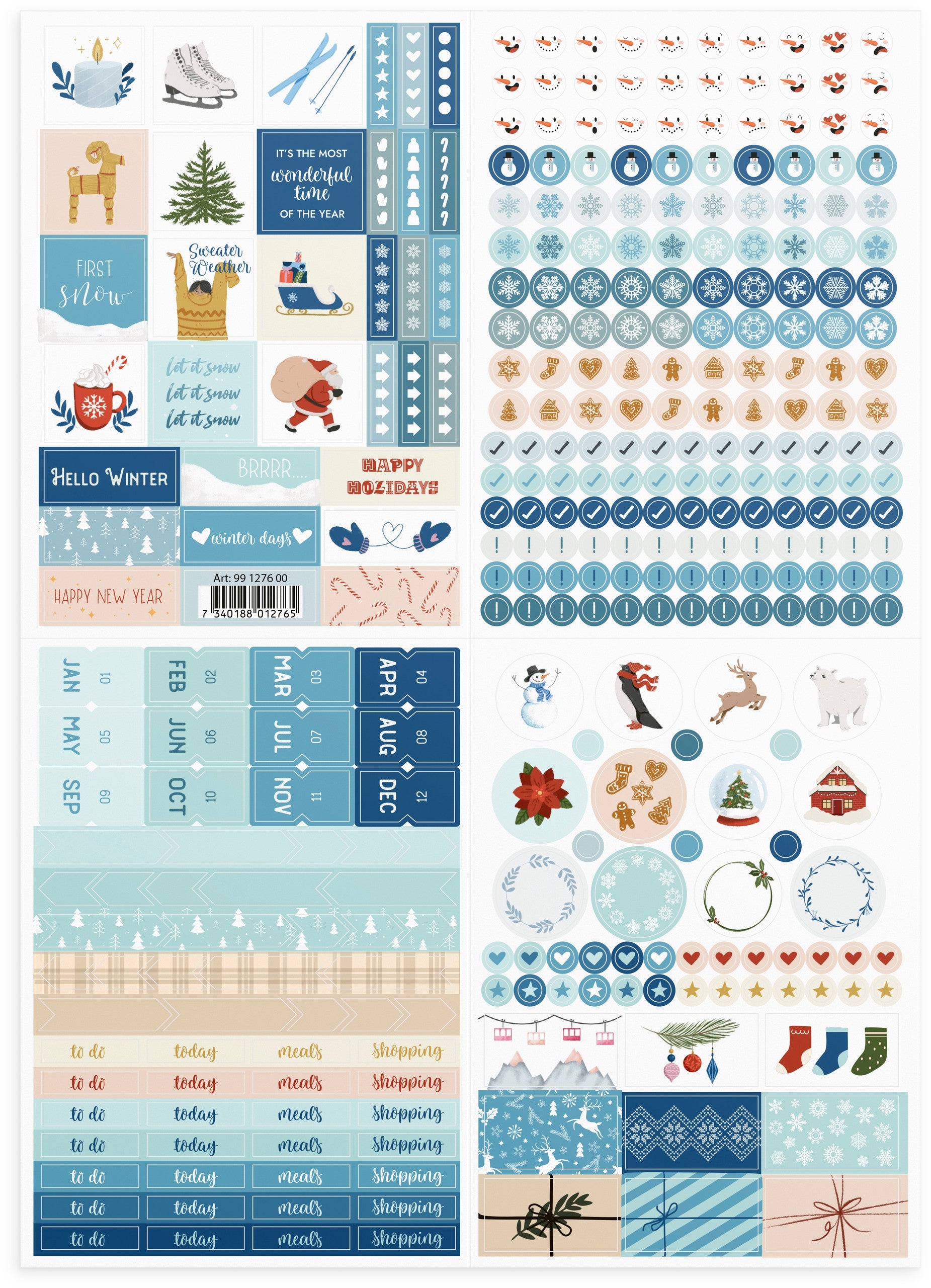 Winter Wonderland Stickers