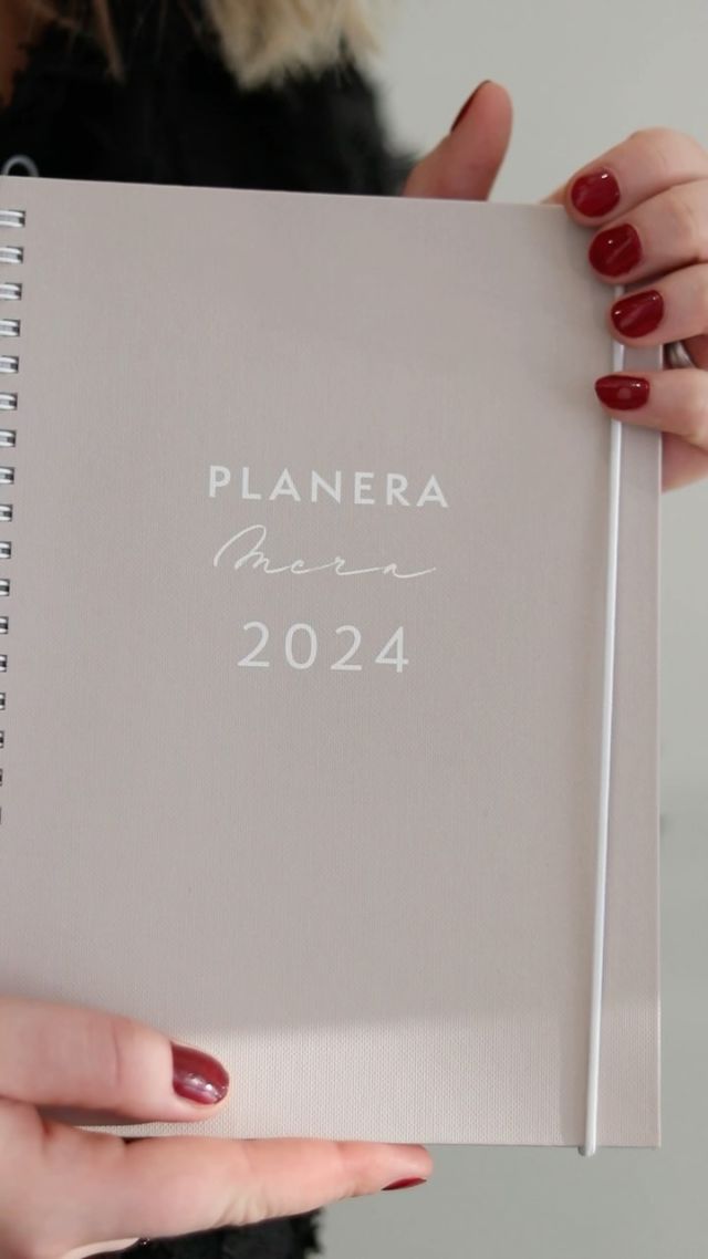  Burde Planner 2024, Life Organizer Pink 2024, January 1, 2024  to January 5, 2025, Golden spiral binding, Daily & Weekly Planner, Scheduler